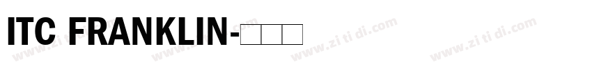 ITC FRANKLIN字体转换